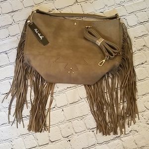 CLOSING Fink Haley Grey Hobo Fringe
